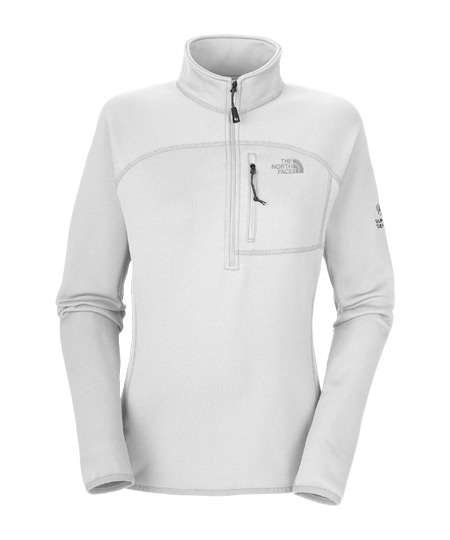 The North Face Flux Power Stretch 1/4 Zip Women's (White)