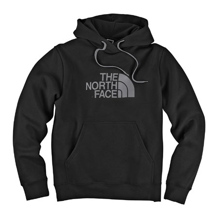 The North Face Half Dome Hoodie Men's (Black / Alloy Grey)