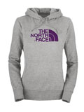 The North Face Half Dome Hoodie Women's (Heather Grey / Gravity Purple)