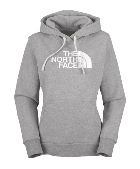 The North Face Half DomeHoodie Women's (Heather Grey / White)