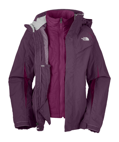 north face plum jacket