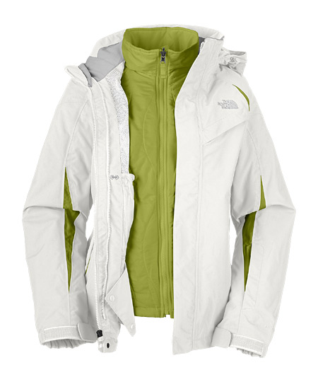 The North Face Kira Tricliamte Jacket Women's (Snow White)