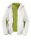 The North Face Kira Triclimate Jacket Women's (Snow White)