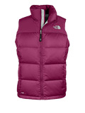 The North Face Nuptse Down Vest Women's (Loganberry Red)