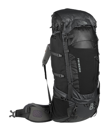 The North Face Primero 85 Technical Pack (Black / Asphalt Grey)