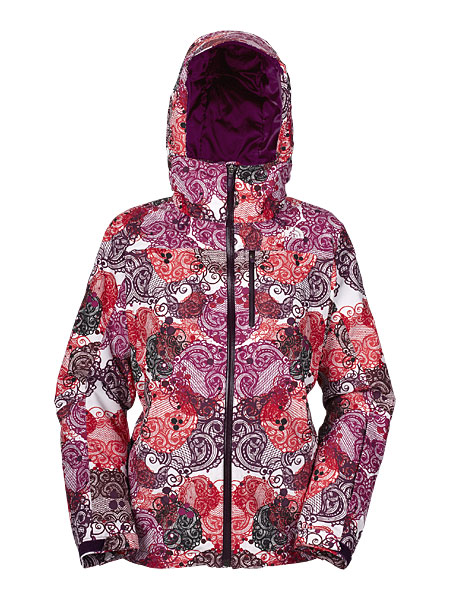 The North Face Snow Cougar Print Jacket Women's (Crushed Plum)