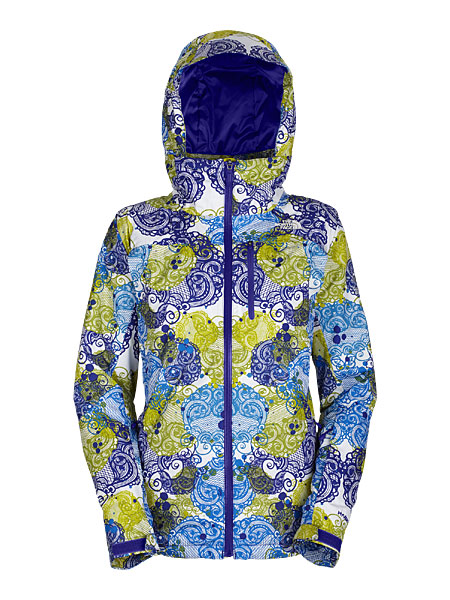 The North Face Snow Cougar Print Jacket Women's (Aztec Blue)