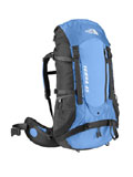 The North Face Terra 45 Hiking Backpack Women's (Shoreline Blue / Deep Water Blue)