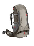 The North Face Terra 55 Hiking Backpack Women's (Weimaraner Brown / Fossil Ivory)