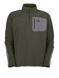 The North Face TKA 100 Classic Trinity Alps Fleece Pullover Men's (English Green Heather)