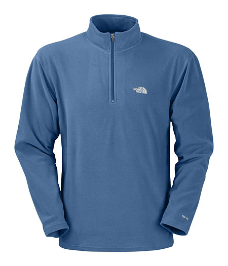 The North Face TKA 100 Glacier 1/4 Zip Men's (Banf Blue)