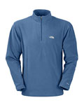 The North Face TKA 100 Glacier 1/4 Zip 2009 Men's (Banff Blue)