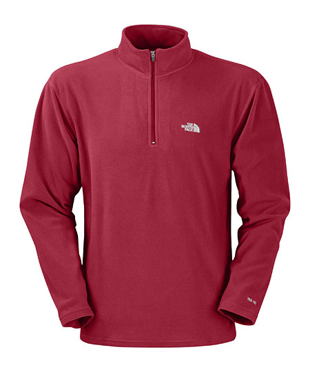 The North Face TKA 100 Glacier 1/4 Zip Men's (Chili Pepper Red)