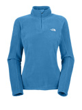 The North Face TKA 100 Microvelour Glacier 1/4 Zip Women's (Louie Blue)