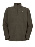 The North Face TKA 100 Microvelour Glacier 1/4 Zip Men's (New Taupe Green)