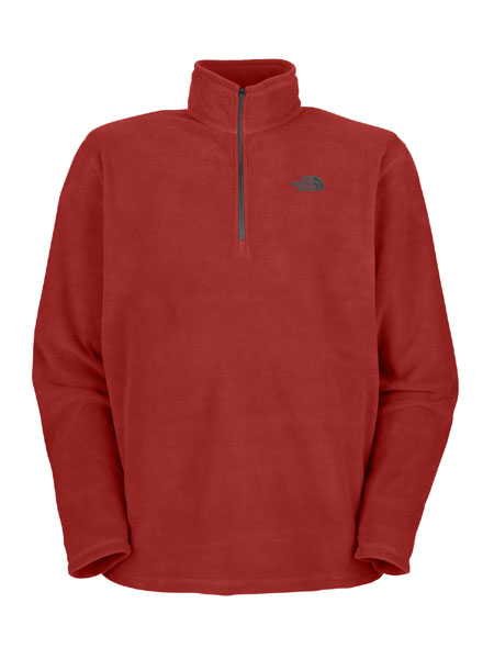 The North Face TKA 100 Microvelour Glacier 1/4 Zip Men's (Molten