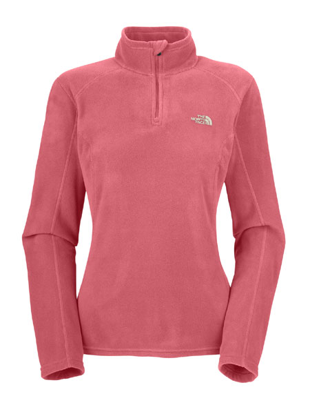 The North Face TKA 100 Microvelour Glacier 1/4 Zip Women's (Pink
