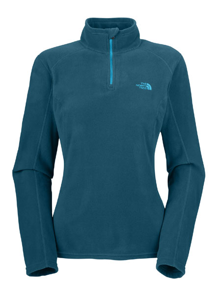 The North Face TKA 100 Microvelour Glacier 1/4 Zip Women's (Octo