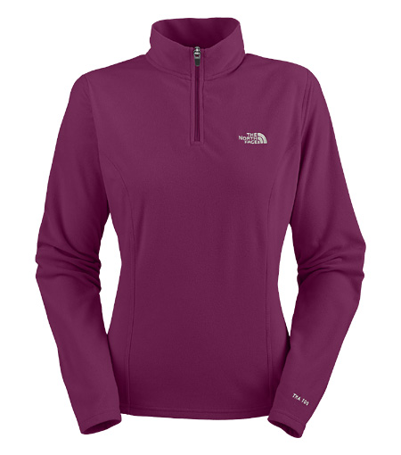 The North face TKA 1/4 Zip Fleece Top Women's (Orchid Purple)