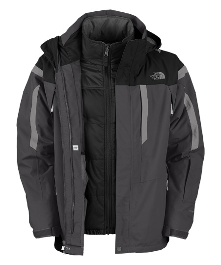 The North Face Vortex Triclimate Jacket Men's (Asphalt Grey / Bl