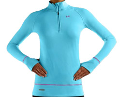 Under Armour Base 2.0 1/4 Zip Women's (Bright Sky / Viola)