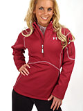 Under Armour ColdGear Armourstretch Pullover Women's (Brick Red)