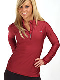 Under Armour ColdGear Velocity Pullover Women's (Brick Red)