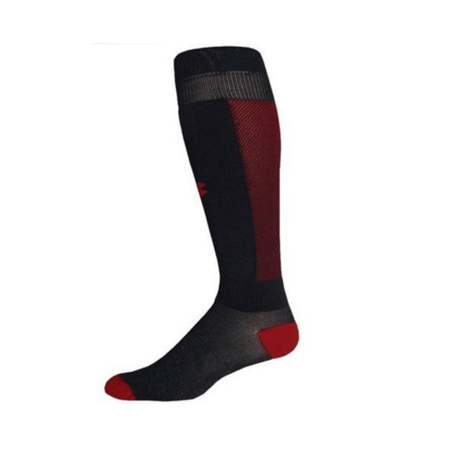 Under Armour ColdGear Metal Ski Sock (Black / Red)