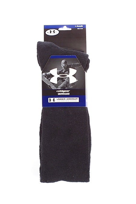 Under Armour ColdGear Snowboard Sock Men's (Black)