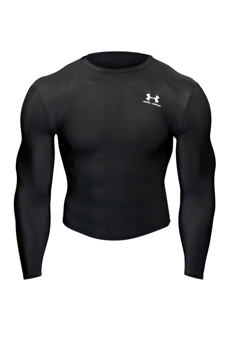 Under Armour HeatGear Longsleeve Turf Shirt Men's (Black)