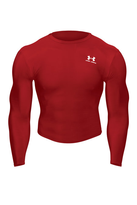 Under Armour HeatGear Longsleeve Turf Shirt Men's (Red)
