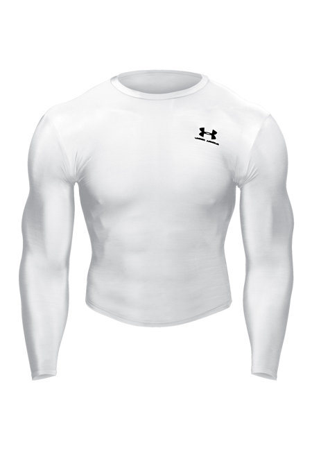 Under Armour HeatGear Longsleeve Turf Shirt Men's (White)