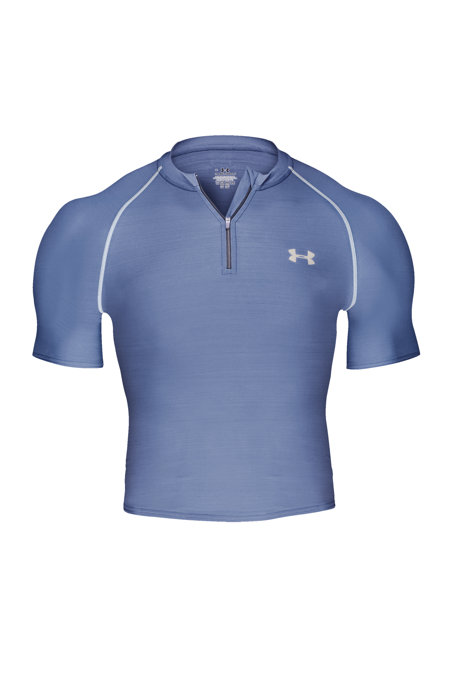 Under Armour HeatGear Red Line Compression Top Men's (Lake Blue