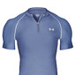 Under Armour HeatGear Red Line Compression Top Men's (Lake Blue / Light Blue)