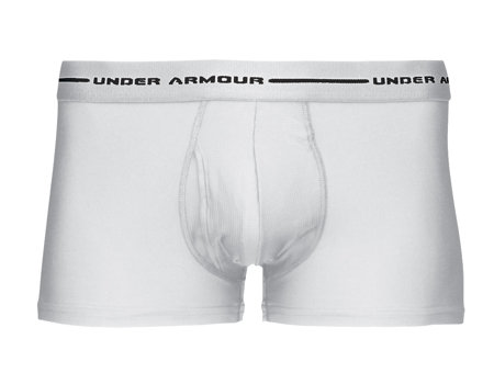 Under Armour HeatGear Short Boxer Jock Men's (White)
