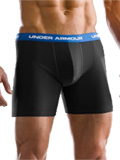 Under Armour M-Series Boxer Jock Shorts (Black)