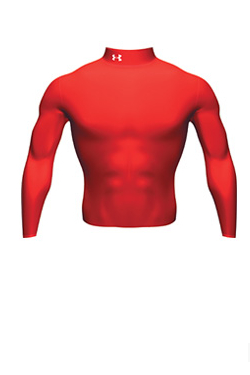 Under Armour Mock Turtleneck (Red)