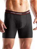 Under Armour O-Series Boxer Jock 6 Inch Short (Black)