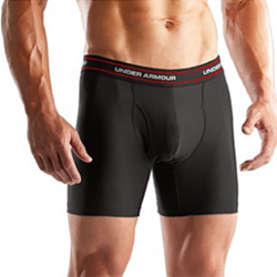 Under Armour O-Series Boxer Jock 6 Inch Short (Black)