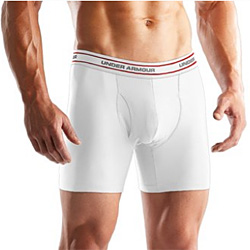 Under Armour O-Series Boxer Jock 6 Inch Short (White)