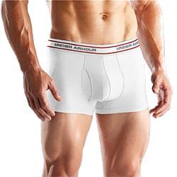 Under Armour O-Series Boxer Jock 3 Inch Short (White)