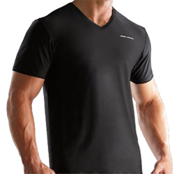 Under Armour O-Series V-Neck Tee Shirt (Black)