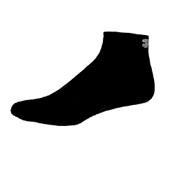Under Armour Performance All Season Lo-Cut Socks 4-Pack (Black)