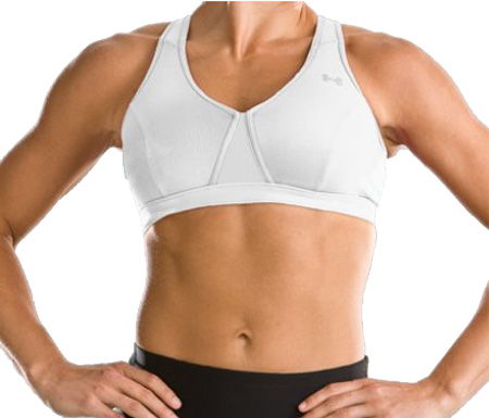 Under Armour Stability Sports Bra Women's (D Cup White)