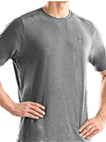 Under Armour TNP T Short Sleeve Shirt Men's (Medium Gray Heather / Metal)