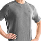 Under Armour TNP T Short Sleeve Shirt Men's (Medium Gray Heather / Metal)