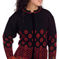 Selbu Rose Cardigan Women\'s (Red / Black)