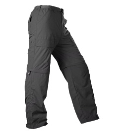 White Sierra Convertible Trail Pant Men's (Caviar)