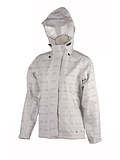 White Sierra Trabagon Plaid Printed Rain Jacket Women's (White Plaid)